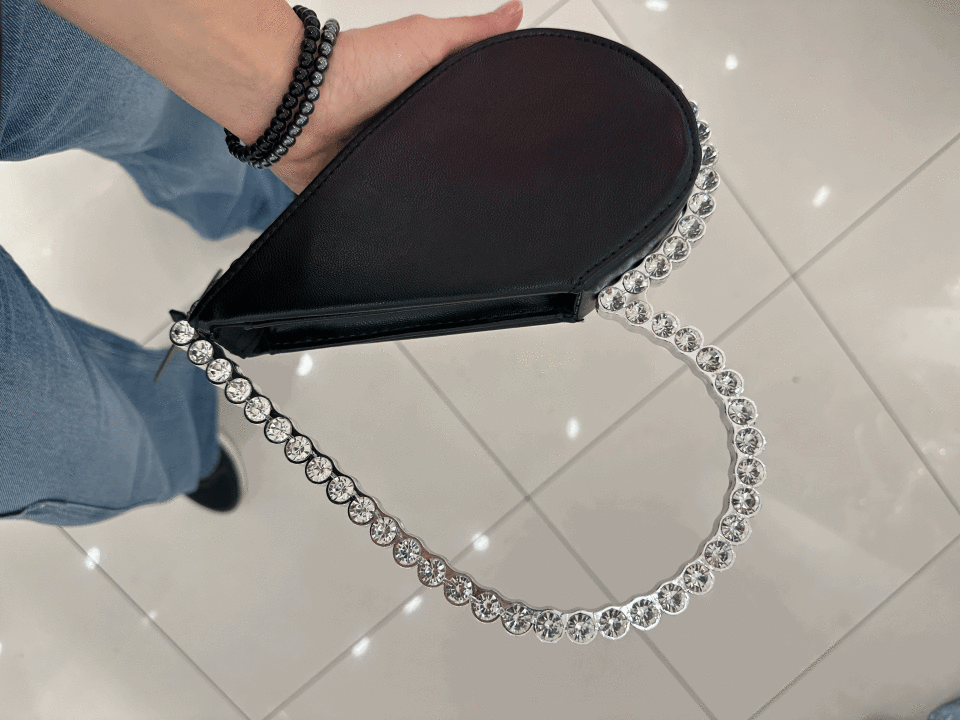Siyah Kalpli Kadın Çantası