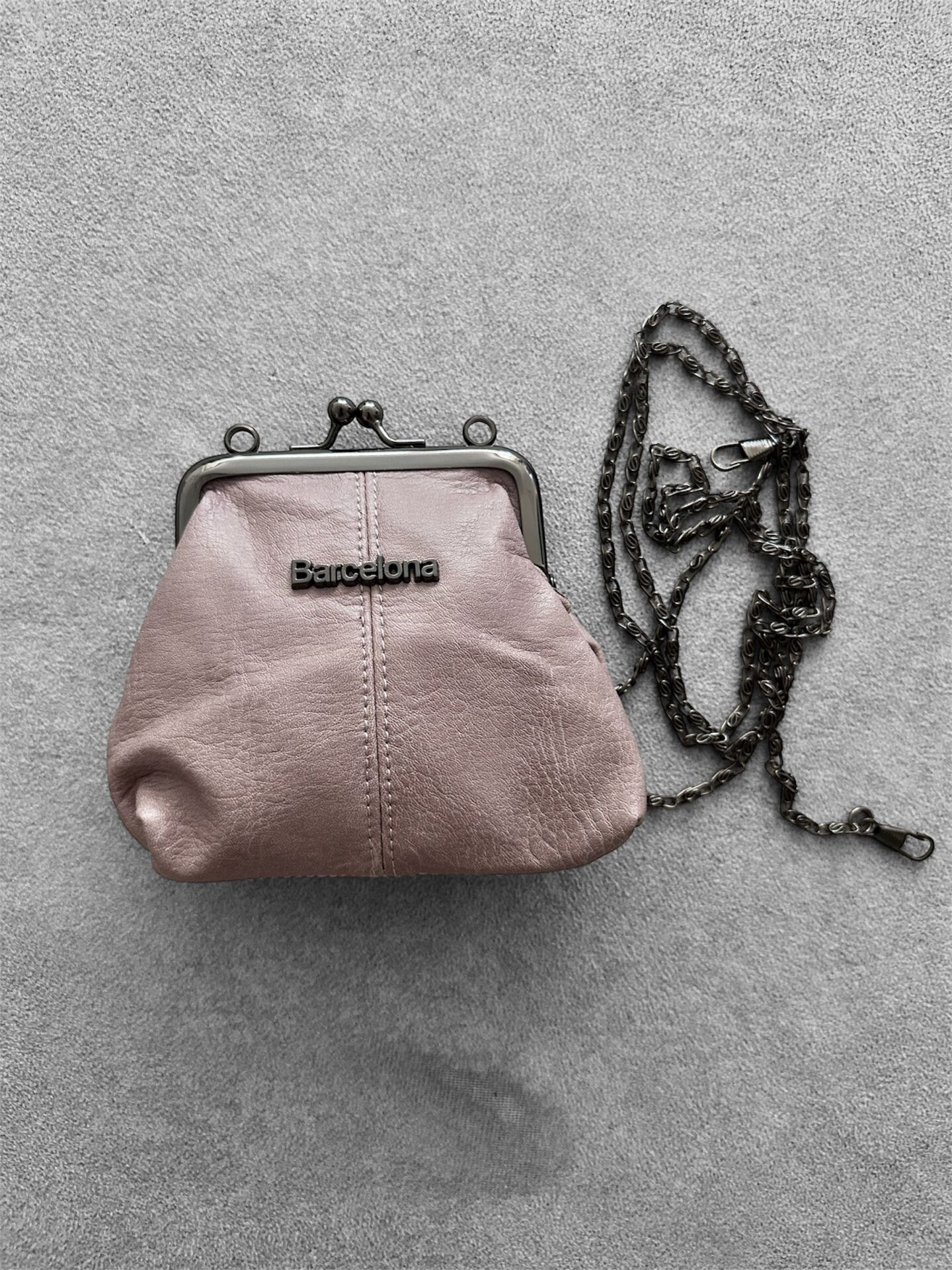 Pembe Kadın Mini Cüzdan Çanta