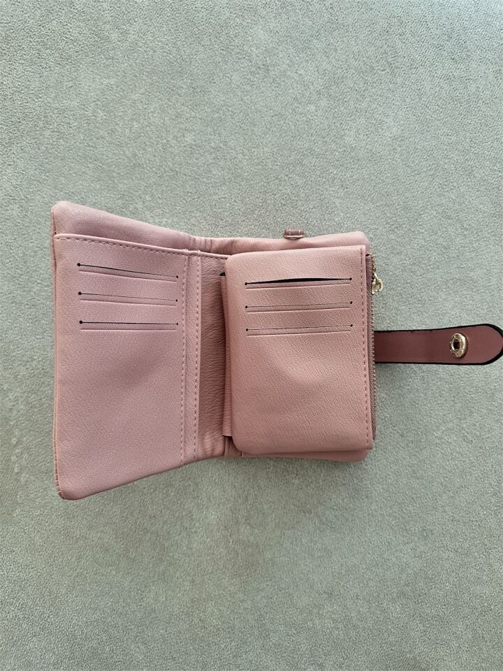 Pembe Kadın Cüzdan