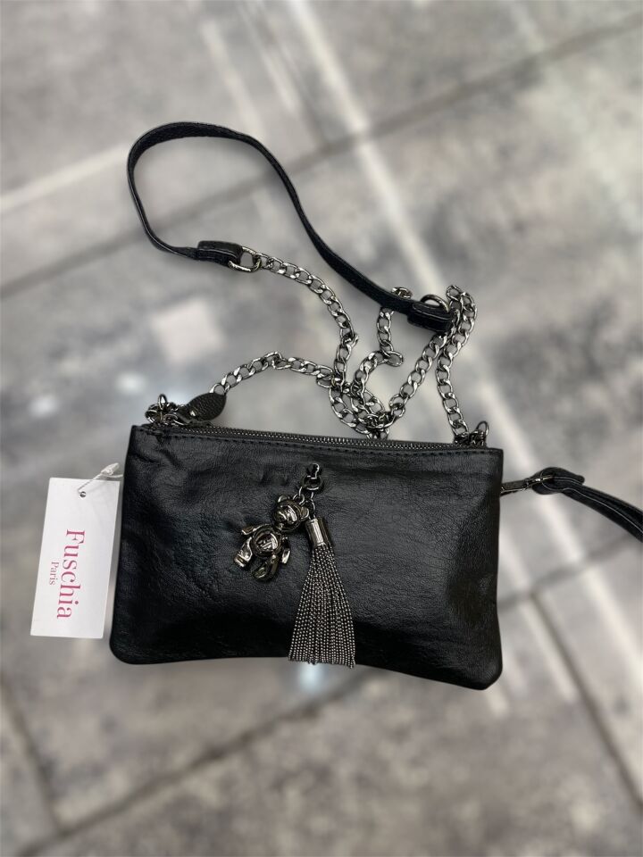Siyah Zincirli Kadın Çantası