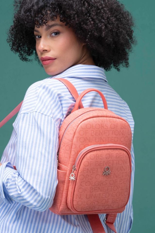 Benetton Yavruağzı Sırt Çantası 