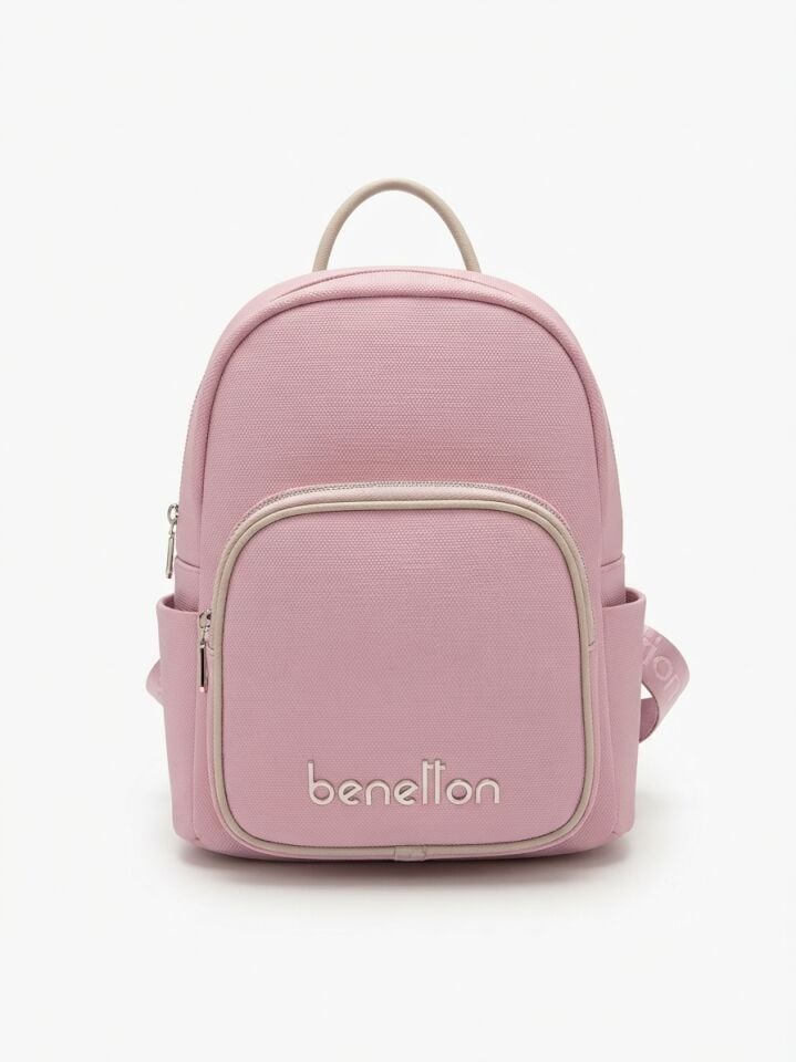 Benetton Pembe Sırt Çantası