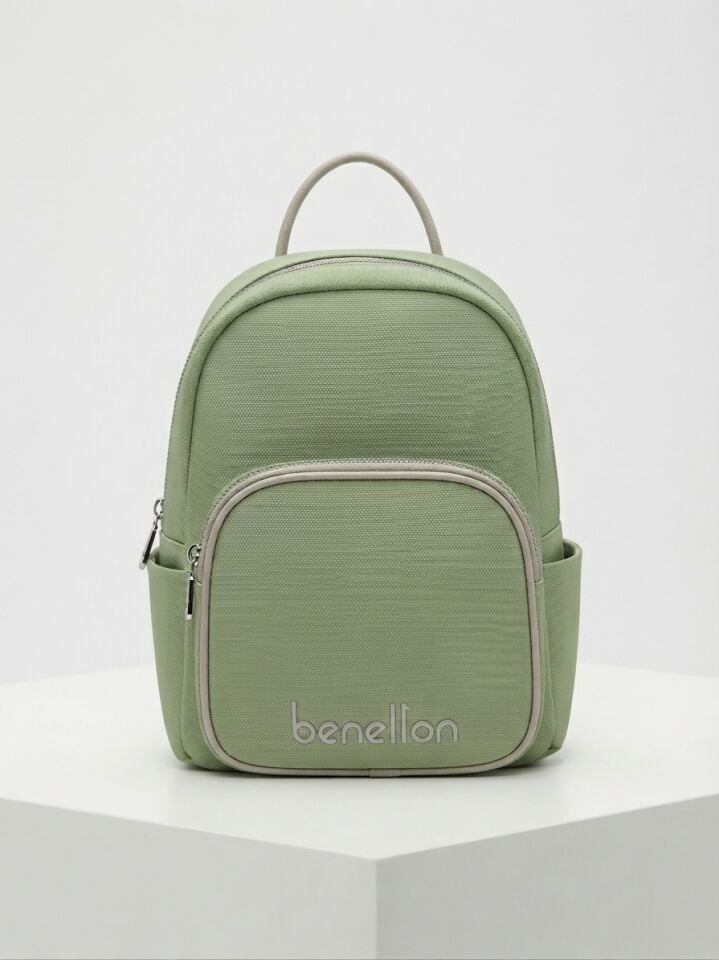 Benetton Yeşil Sırt Çantası