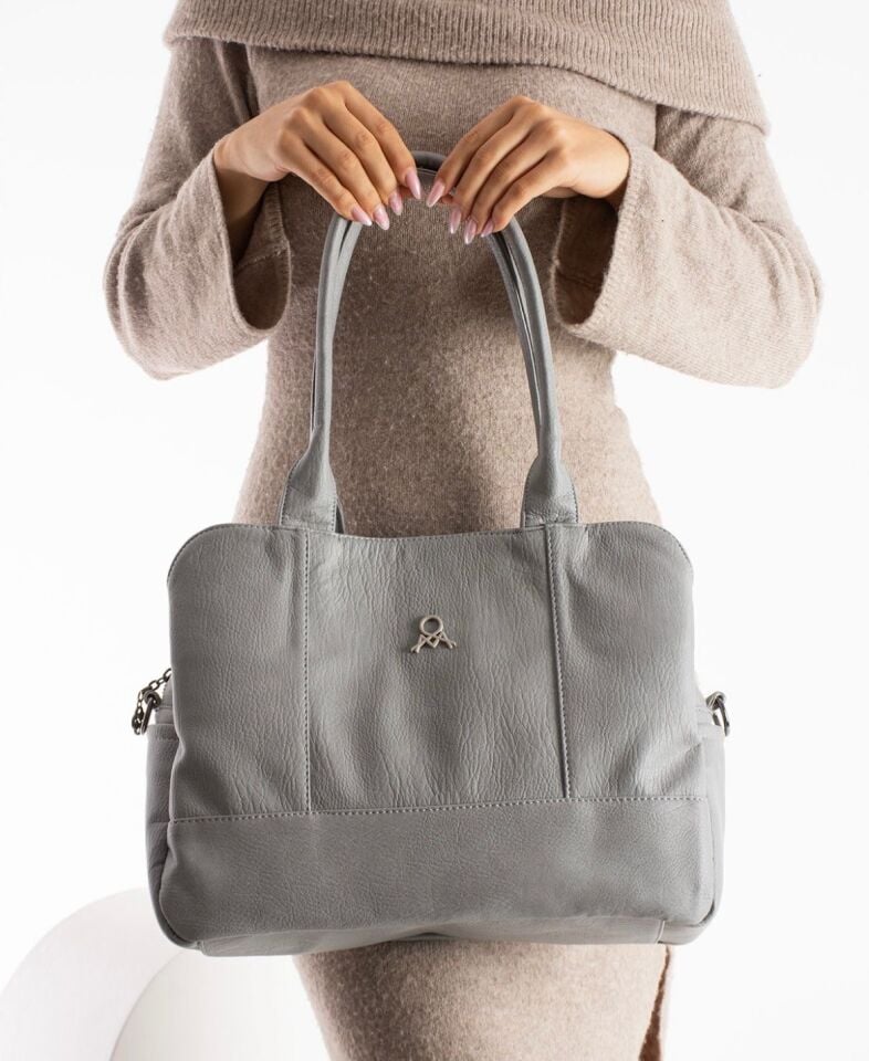 Kadın Omuz Çantası Gri