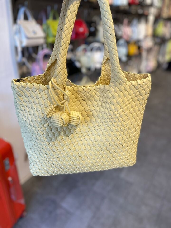 Sarı Kadın Omuz Çantası