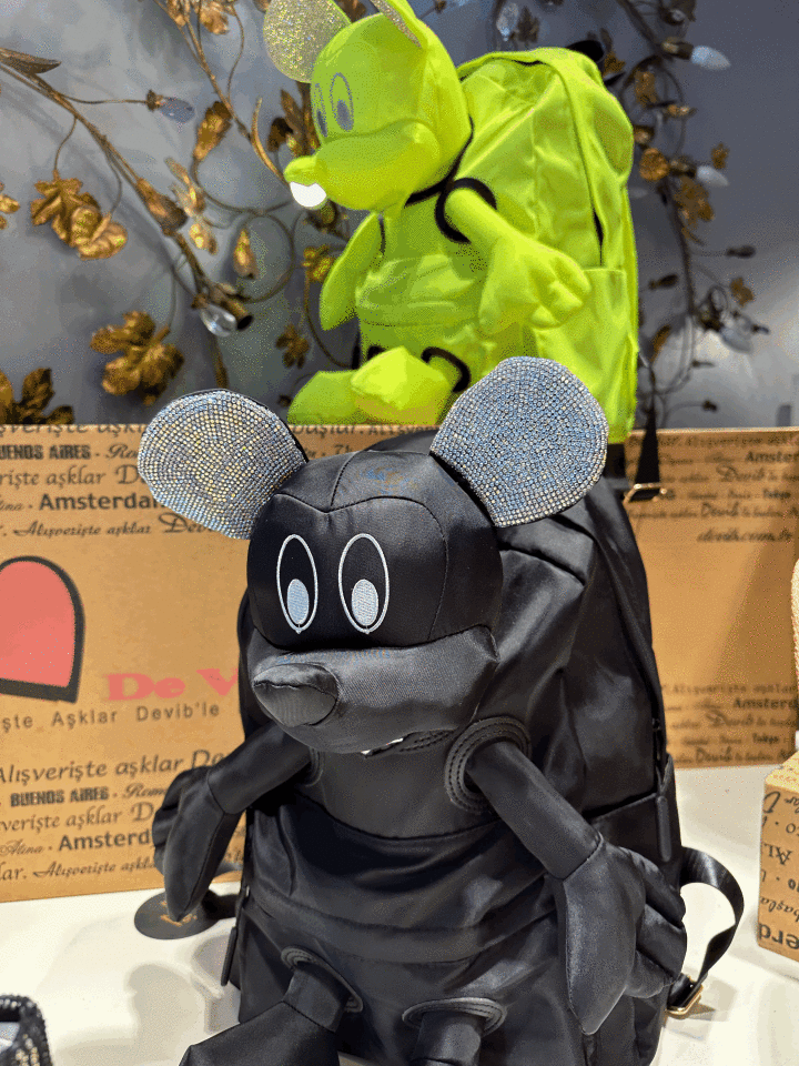 Siyah Sırt Çantası Mickey