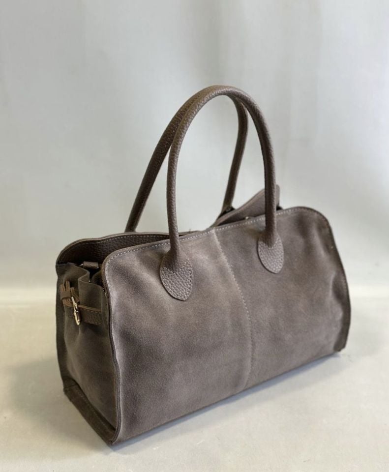 Vizon Süet Omuz Çantası